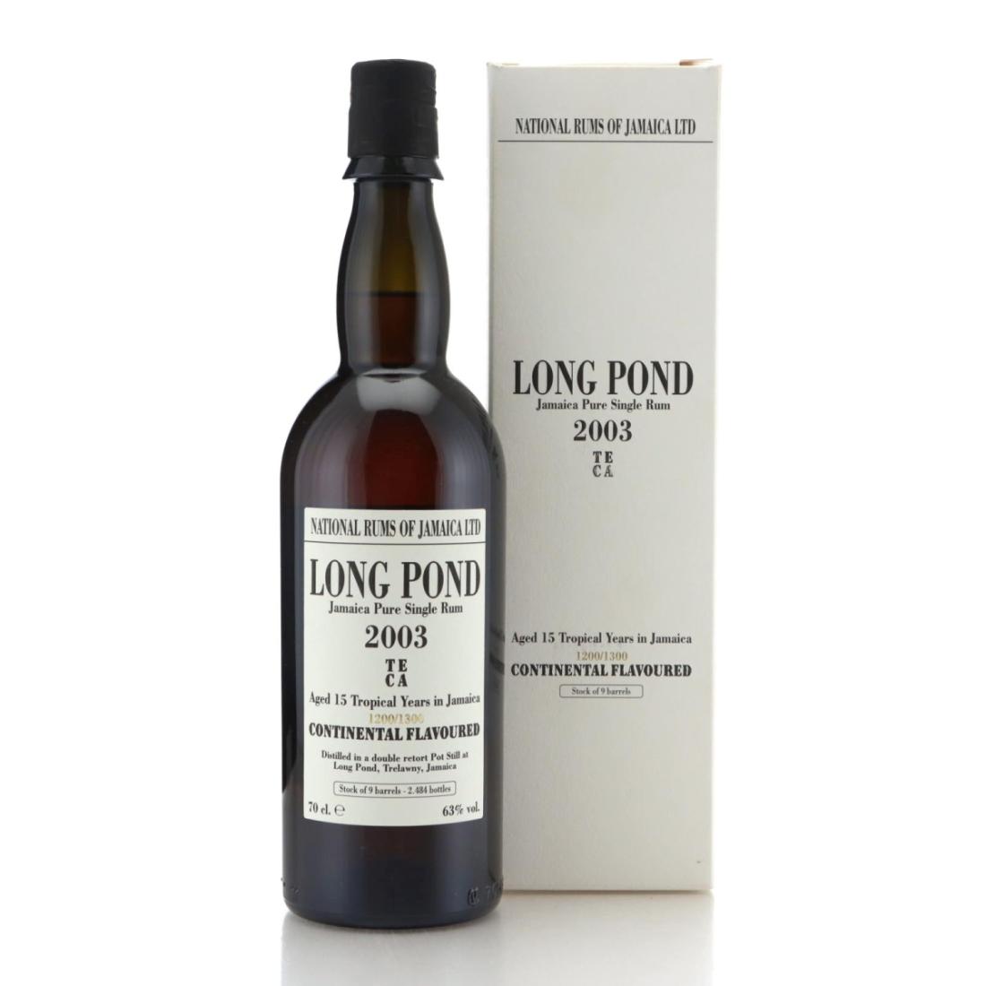 Image for Long Pond TECA 2003 Continental Flavoured 15 Year Old