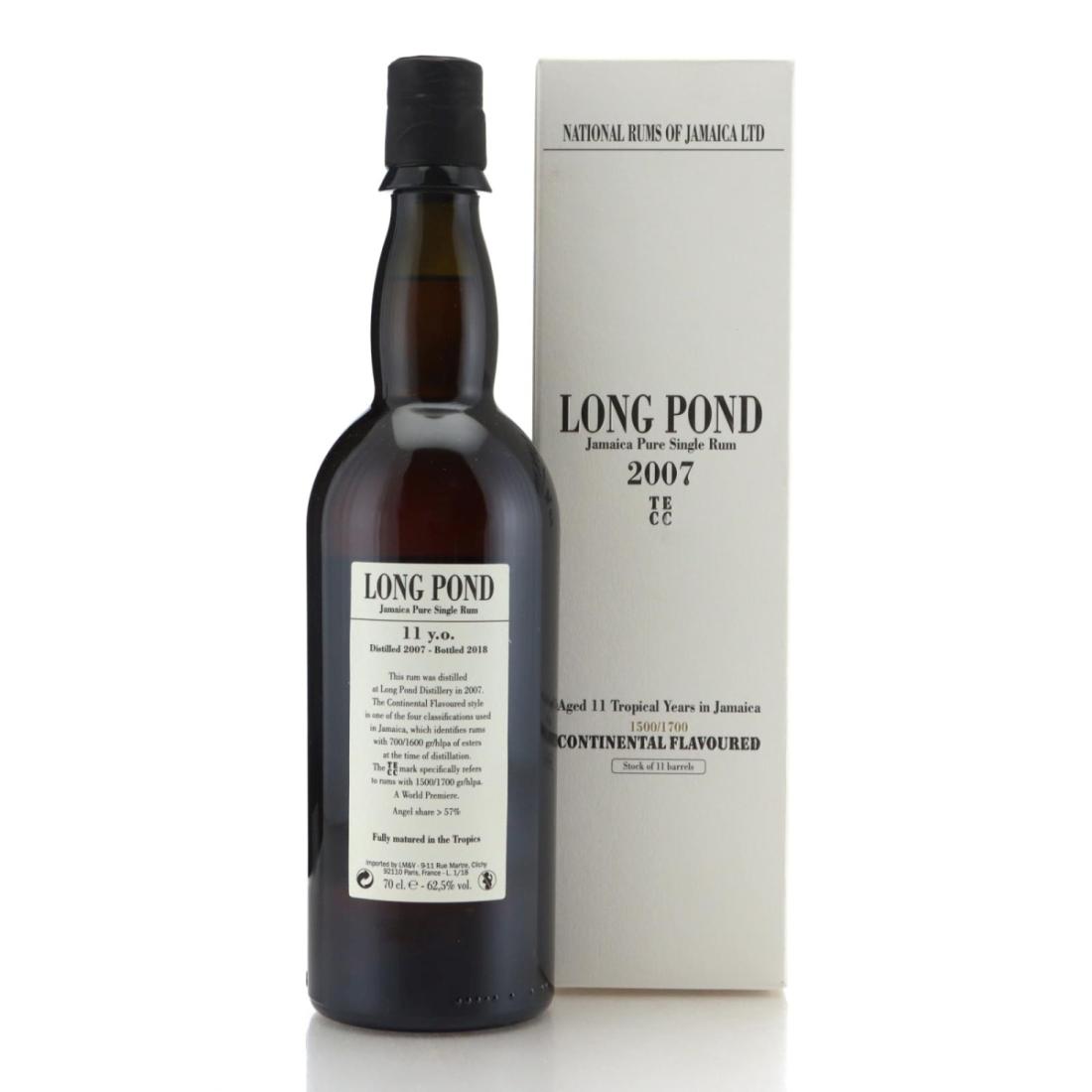 Image for Long Pond TECC 2007 Continental Flavoured 11 Year Old