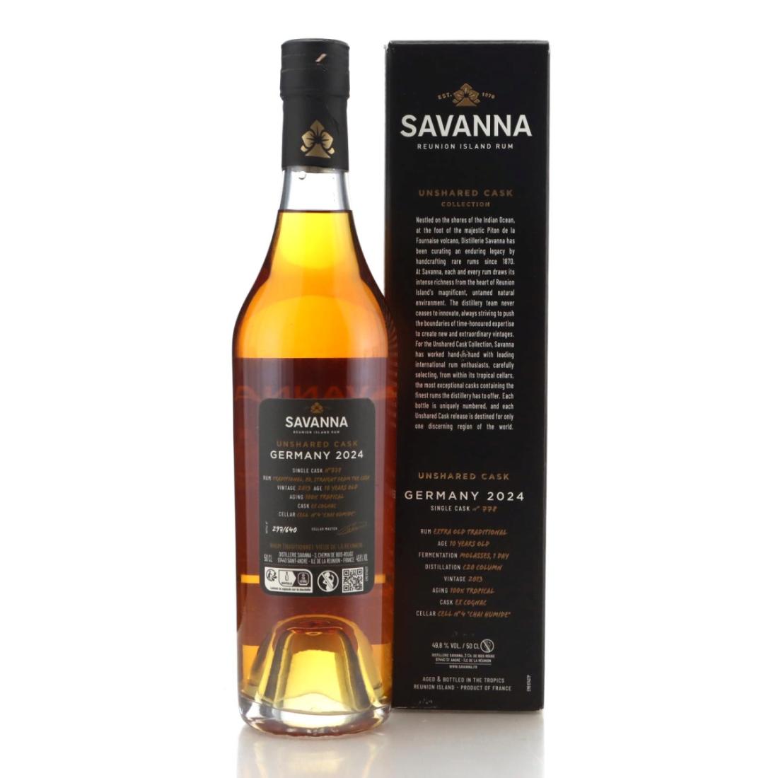 Image for Savanna Grand Arome 2013 Single Cask 10 Year Old #778 50cl