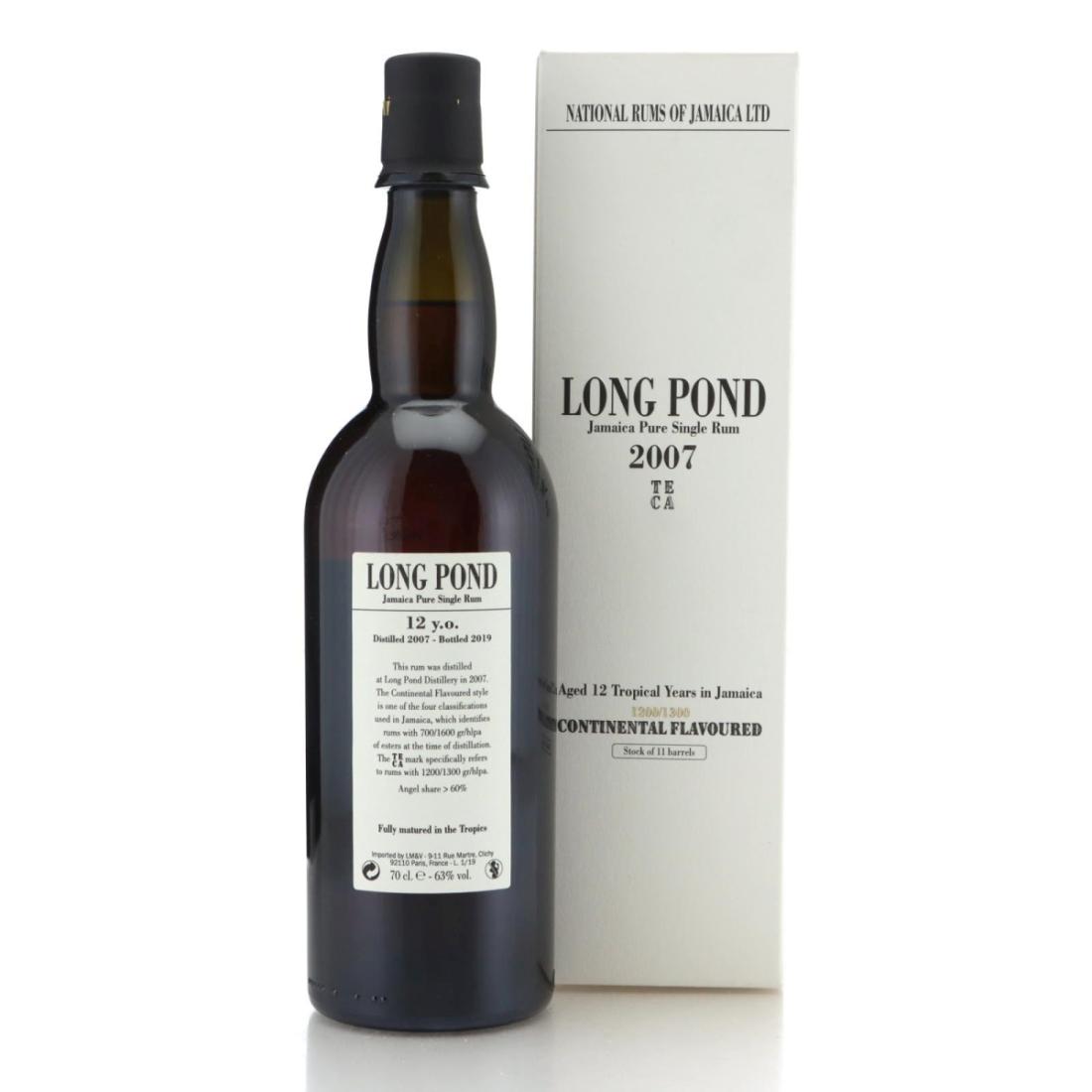 Image for Long Pond TECA 2007 Continental Flavoured 12 Year Old