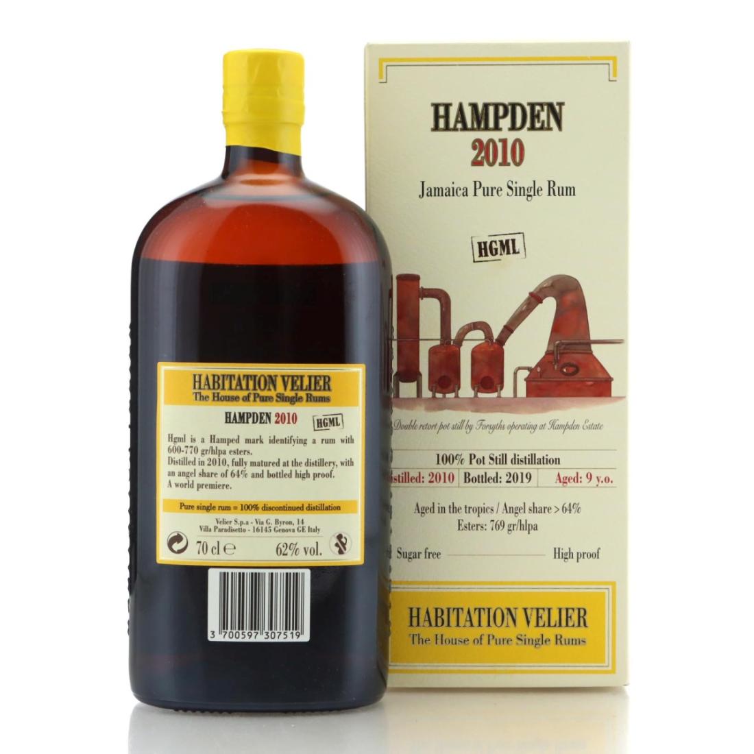 Image for Hampden HGML 2010 Habitation Velier 9 Year Old