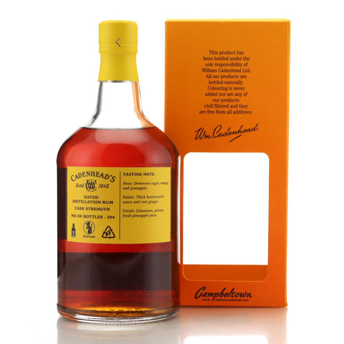 Image for Trinidad Distillers 2001 Cadenhead's Dated Distillation 19 Year Old