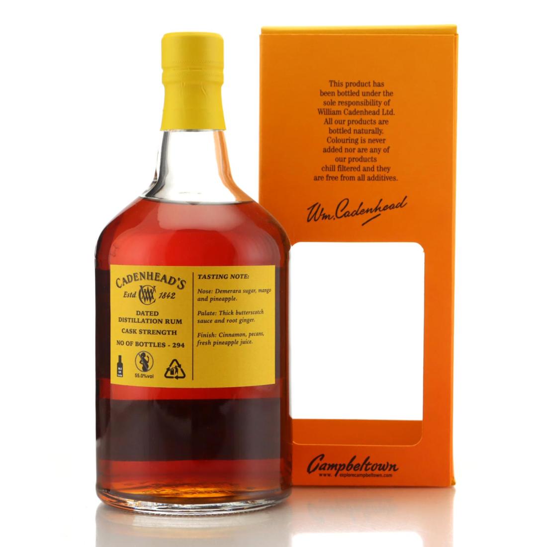 Image for Trinidad Distillers 2001 Cadenhead's Dated Distillation 19 Year Old