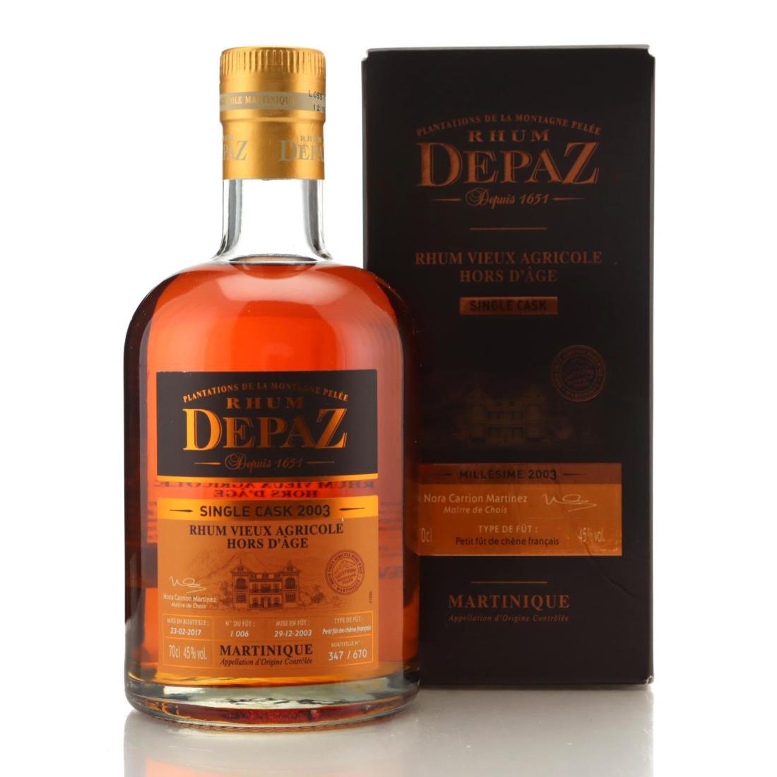Image for Depaz 2003 Single Cask