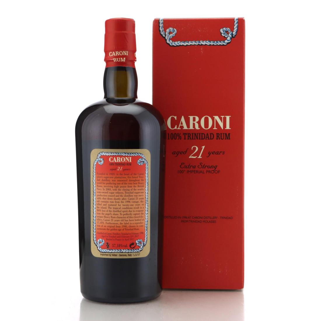 Image for Caroni 1996 100% Trinidad Rum 21 Year Old