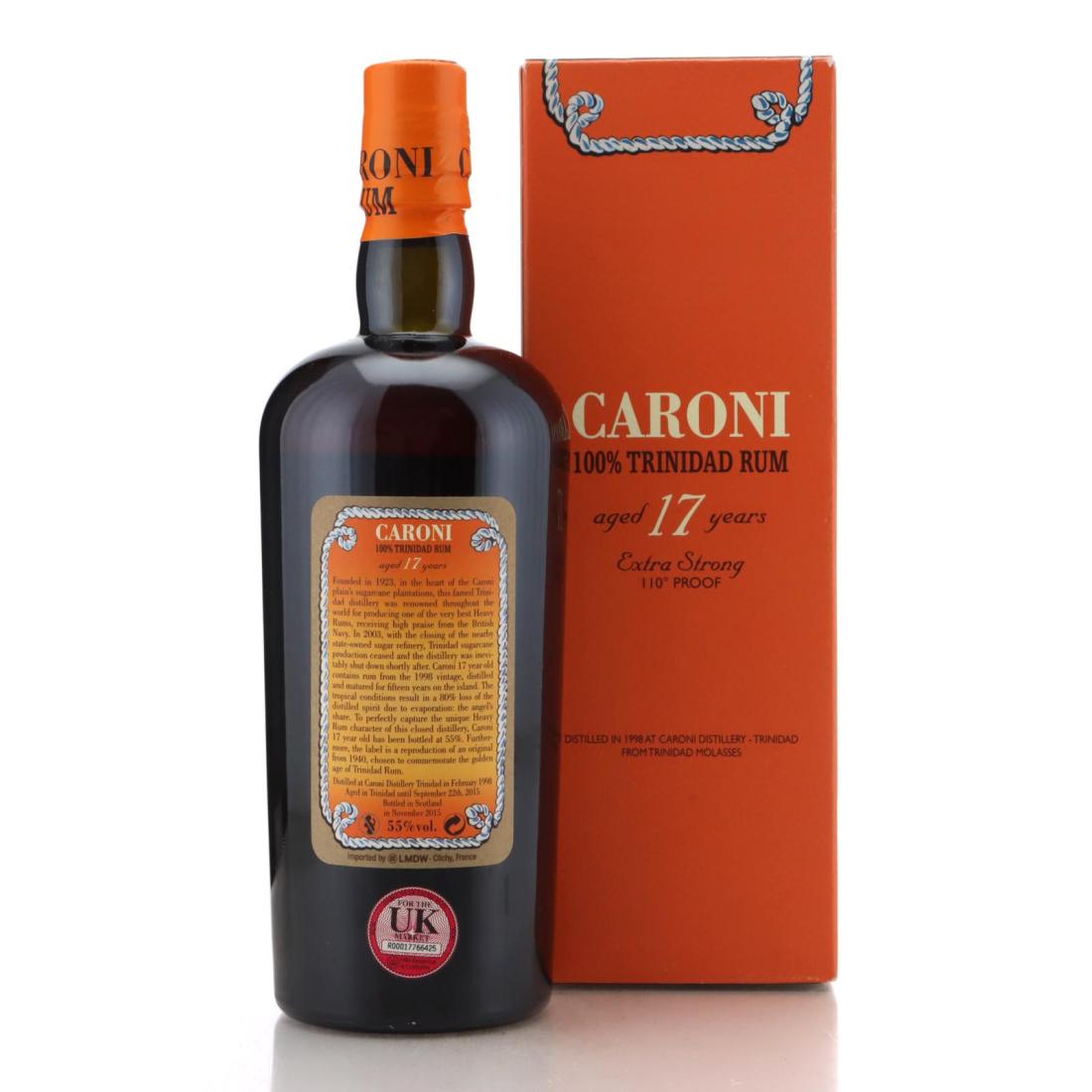 Image for Caroni 1998 100% Trinidad Rum 17 Year Old