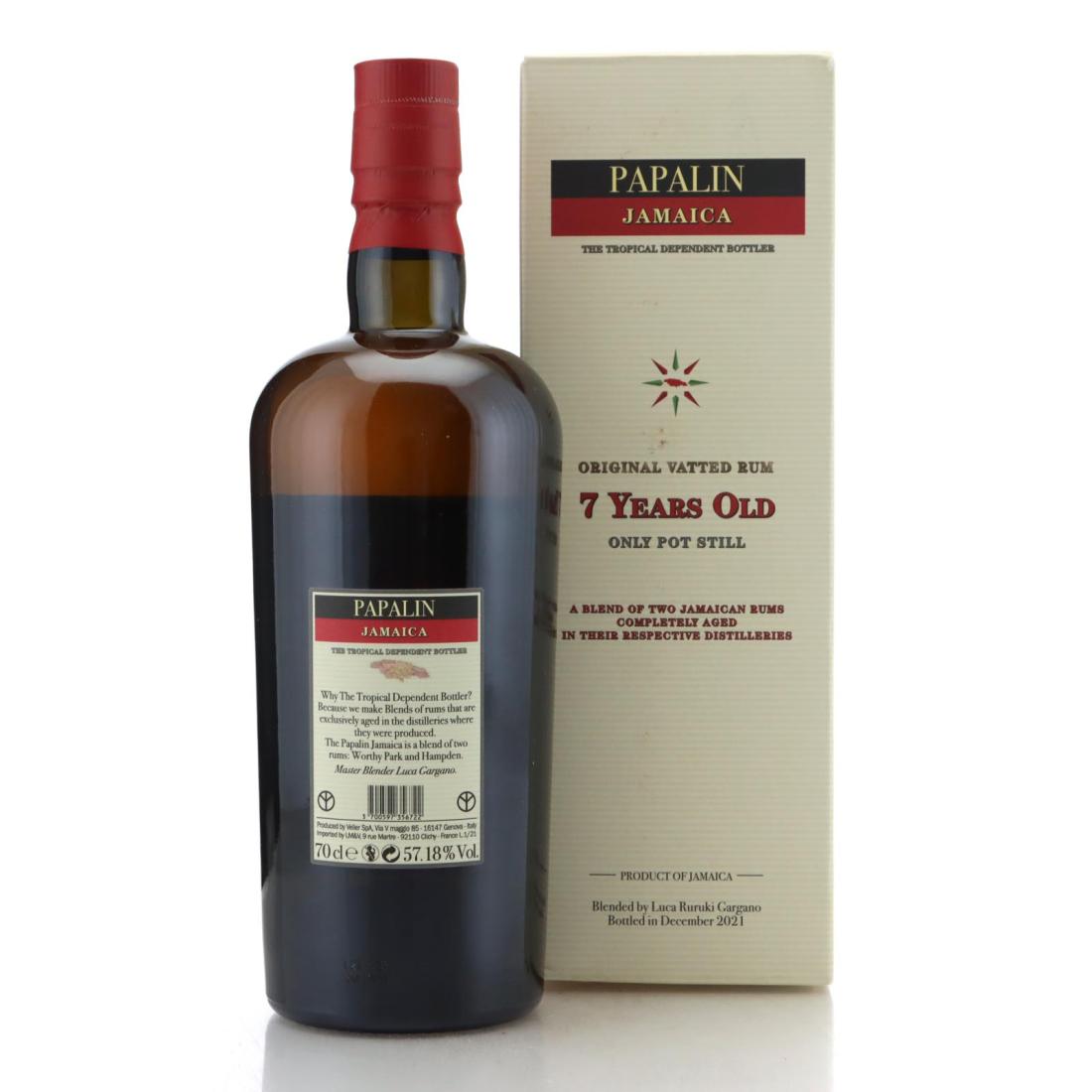 Image for Papalin Jamaica 7 Year Old Original Vatted Rum