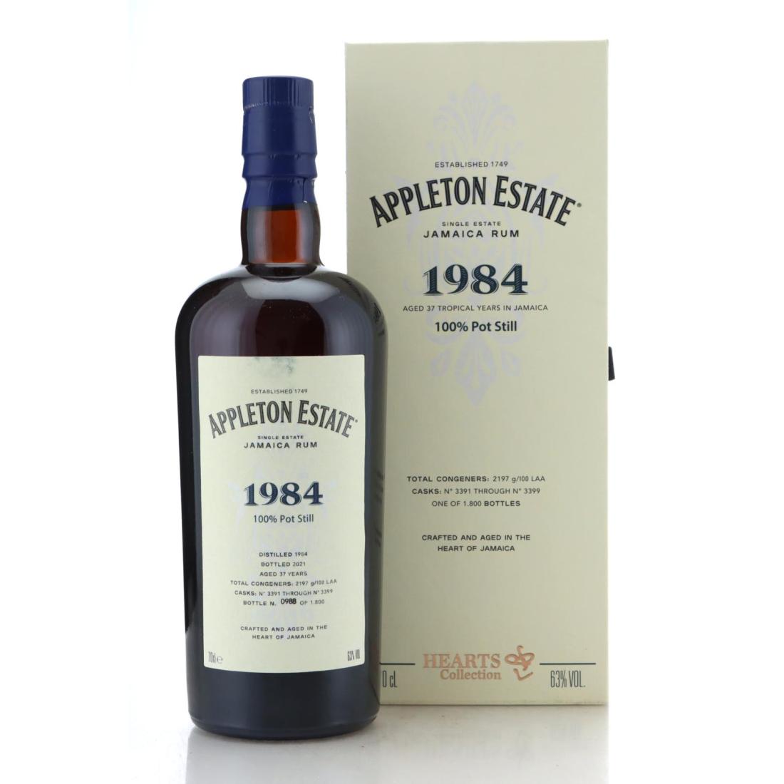 Image for Appleton Estate 1984 Hearts Collection 37 Year Old
