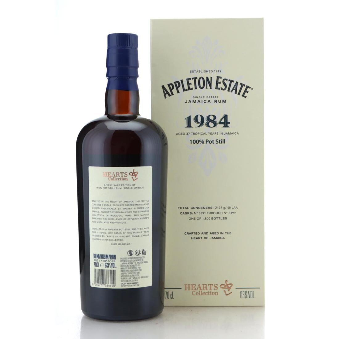 Image for Appleton Estate 1984 Hearts Collection 37 Year Old