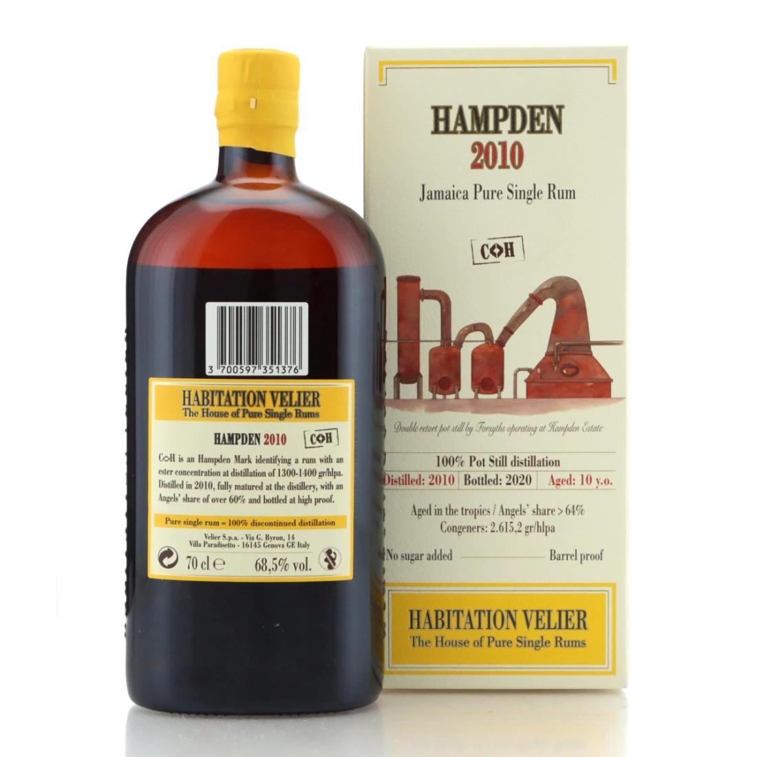 Image for Hampden C<>H 2010 Habitation Velier 10 Year Old