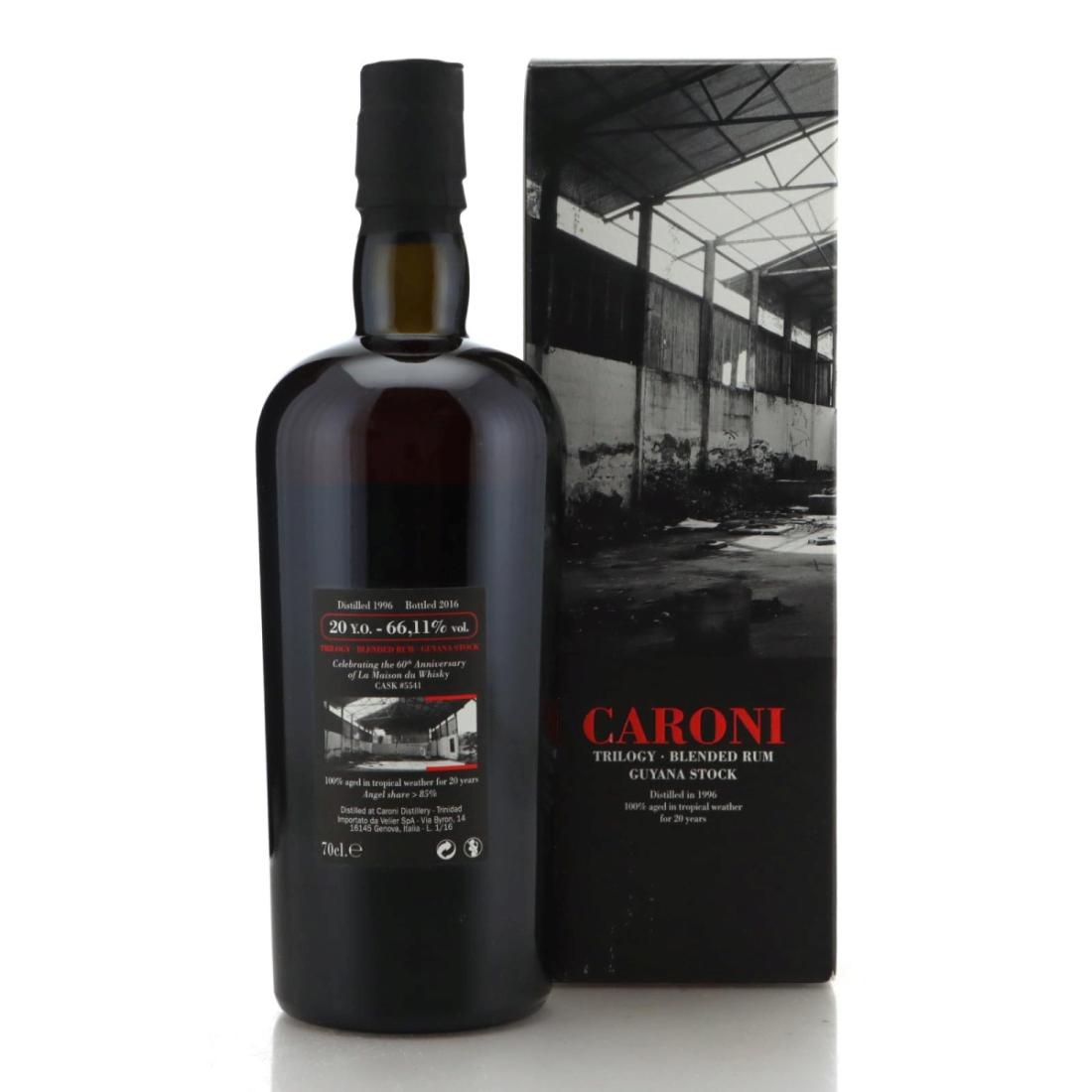 Image for Caroni 1996 Trilogy 20 Year Blended Rum - Guyana Stock