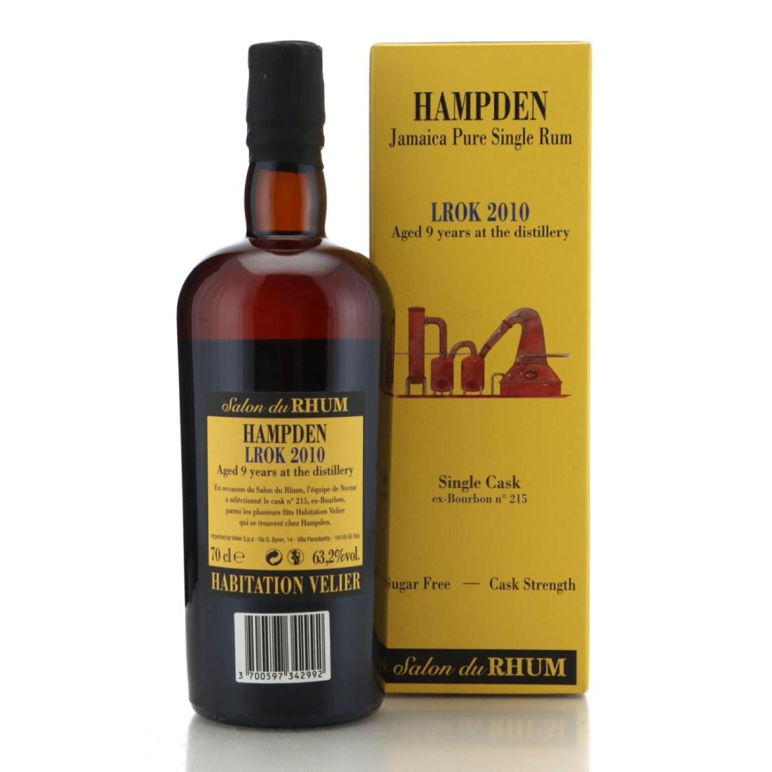 Image for Hampden LROK 2010 Habitation Velier 9 Year Old