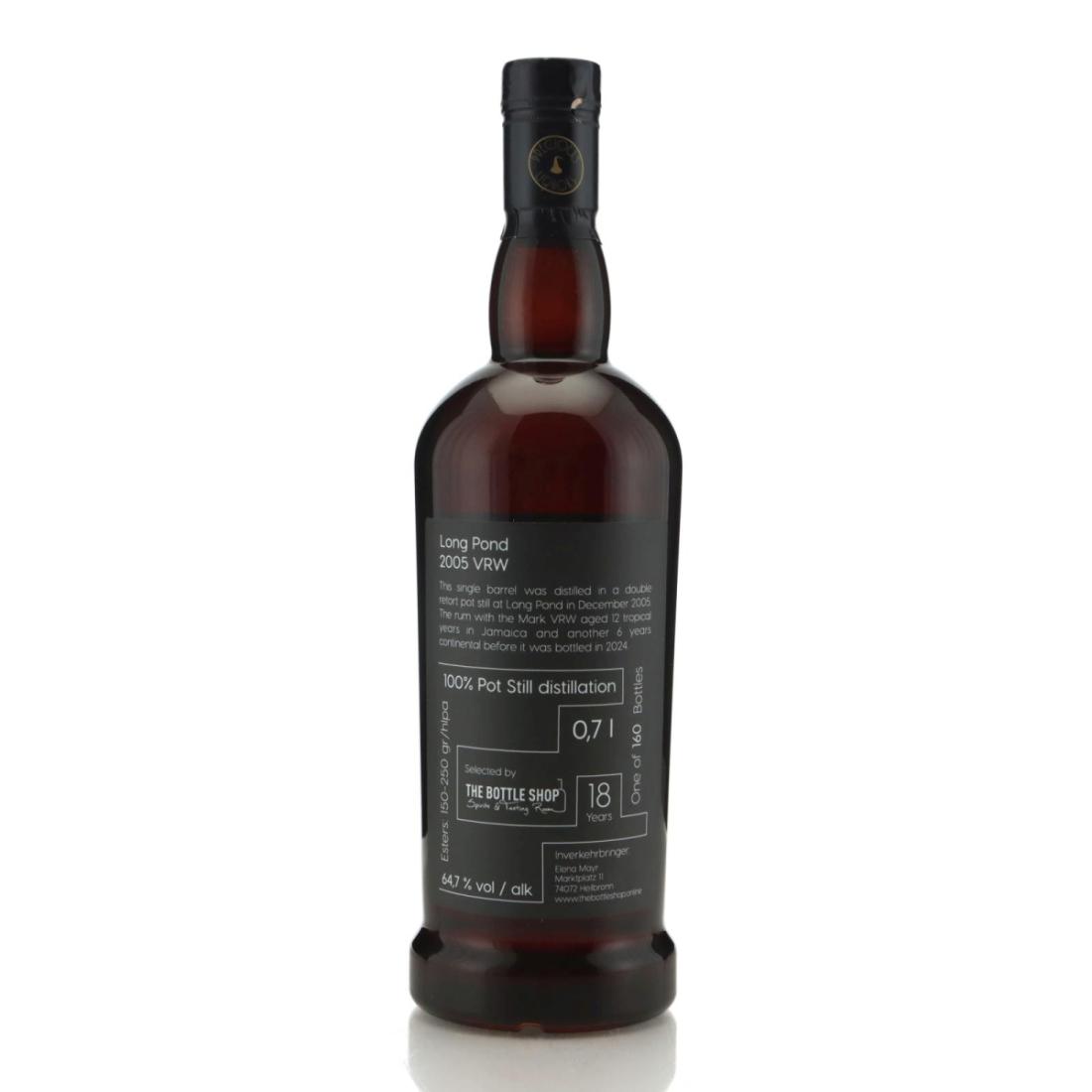 Image for Long Pond VRW 2005 Rum Jamaica 18 Year Old