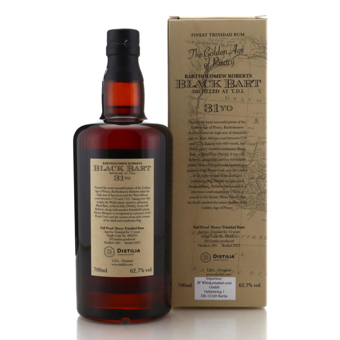 Image for T.D.L. 1991 The Golden Age of Piracy 31 Year Old - Black Bart