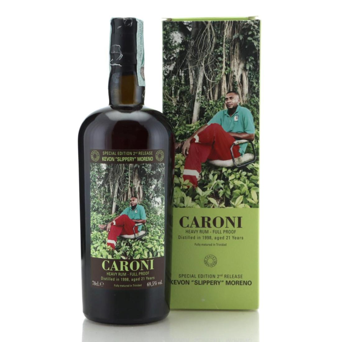 Image for Caroni 1998 Full Proof 21 Year Old Heavy - Kevon "Slippery" Moreno