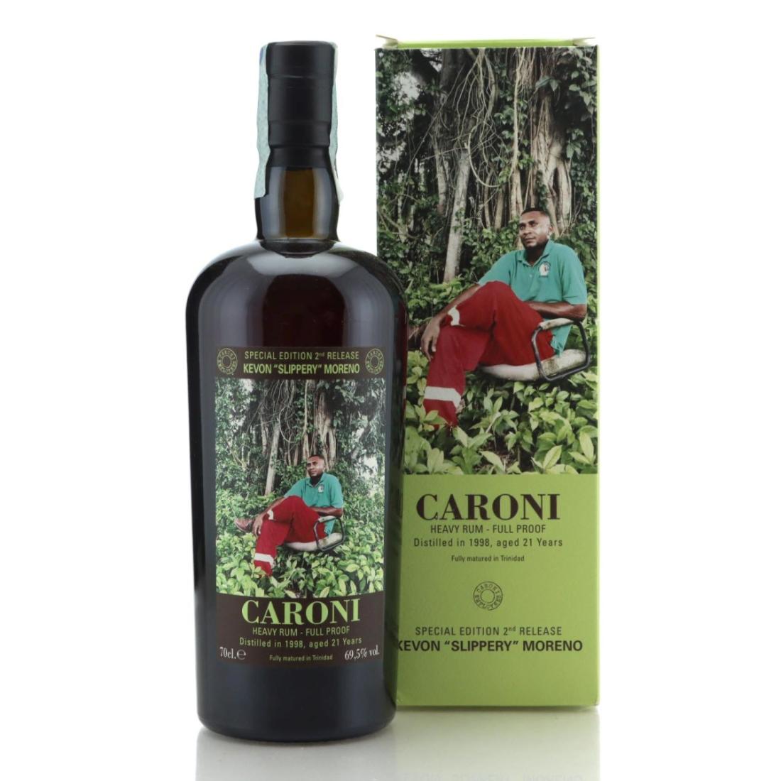 Image for Caroni 1998 Full Proof 21 Year Old Heavy - Kevon "Slippery" Moreno