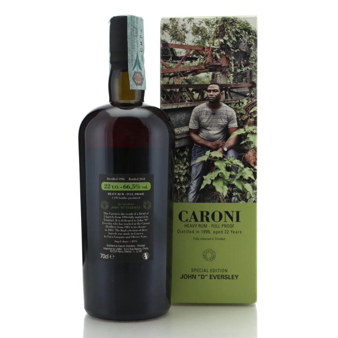 Image for Caroni 1996 Full Proof 22 Year Old Heavy - John "D" Eversley