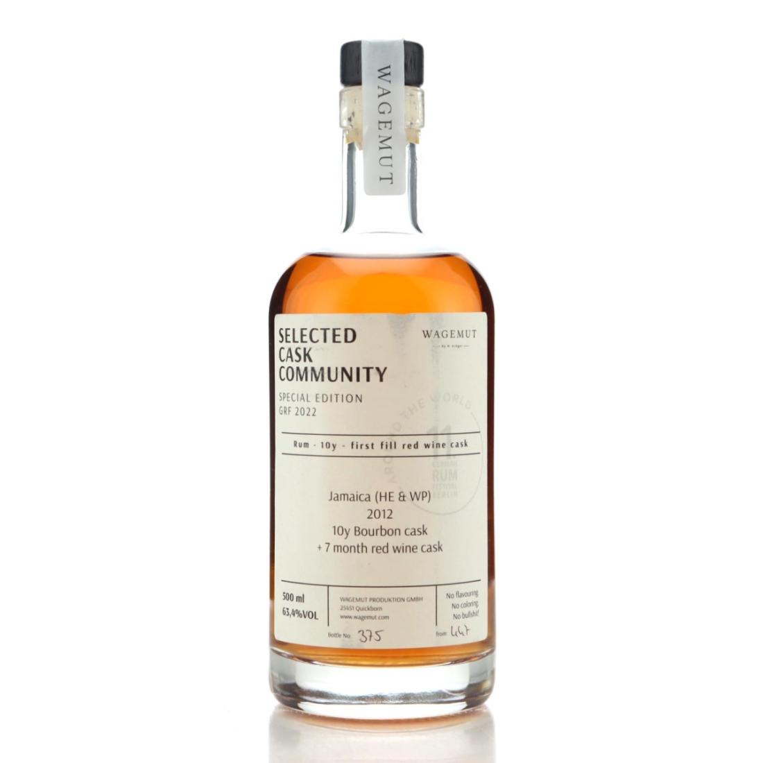 Image for Jamaica HE & WP 2012 Selected Cask Community 10 Year Old