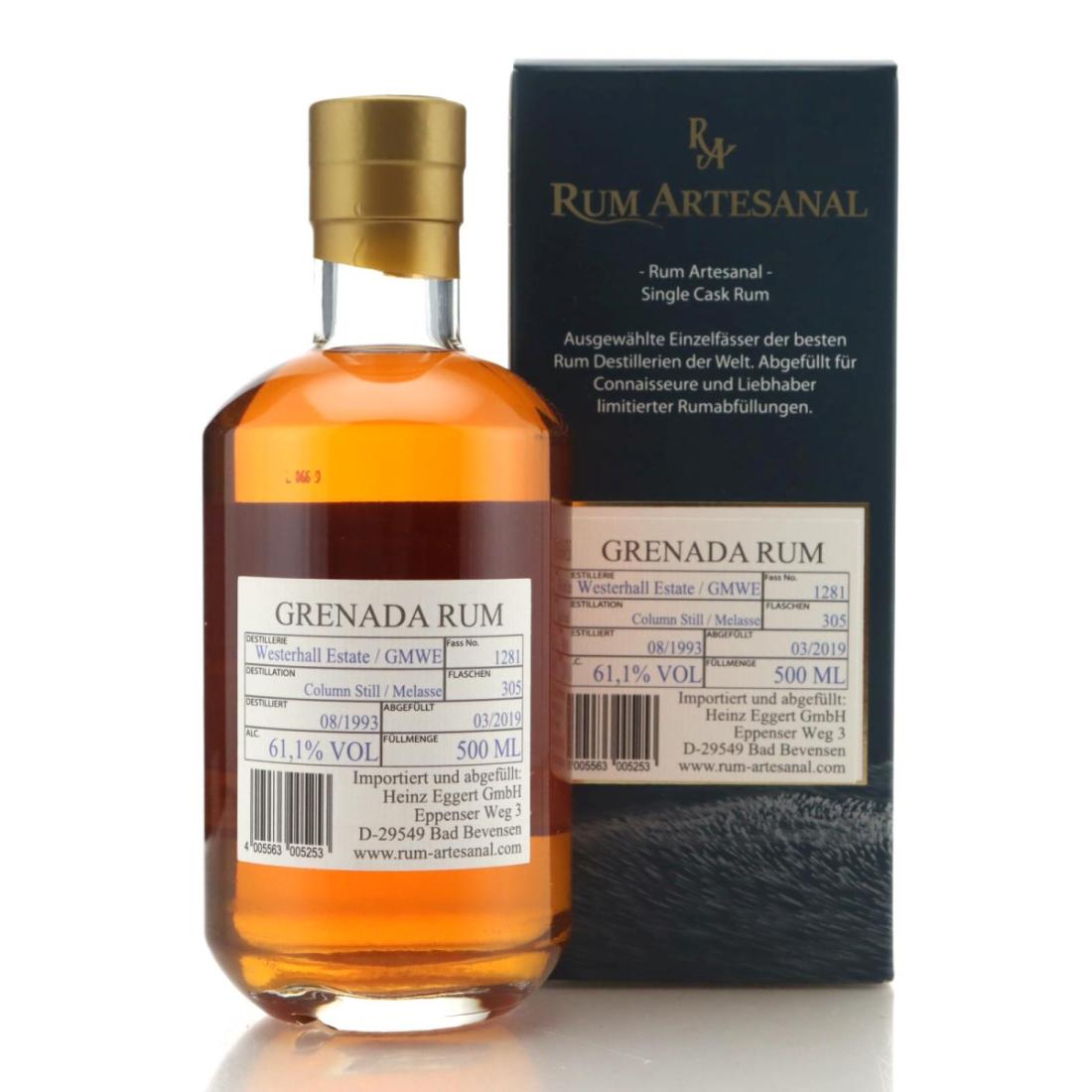 Image for Westerhall GMWE 1993 Rum Artesanal