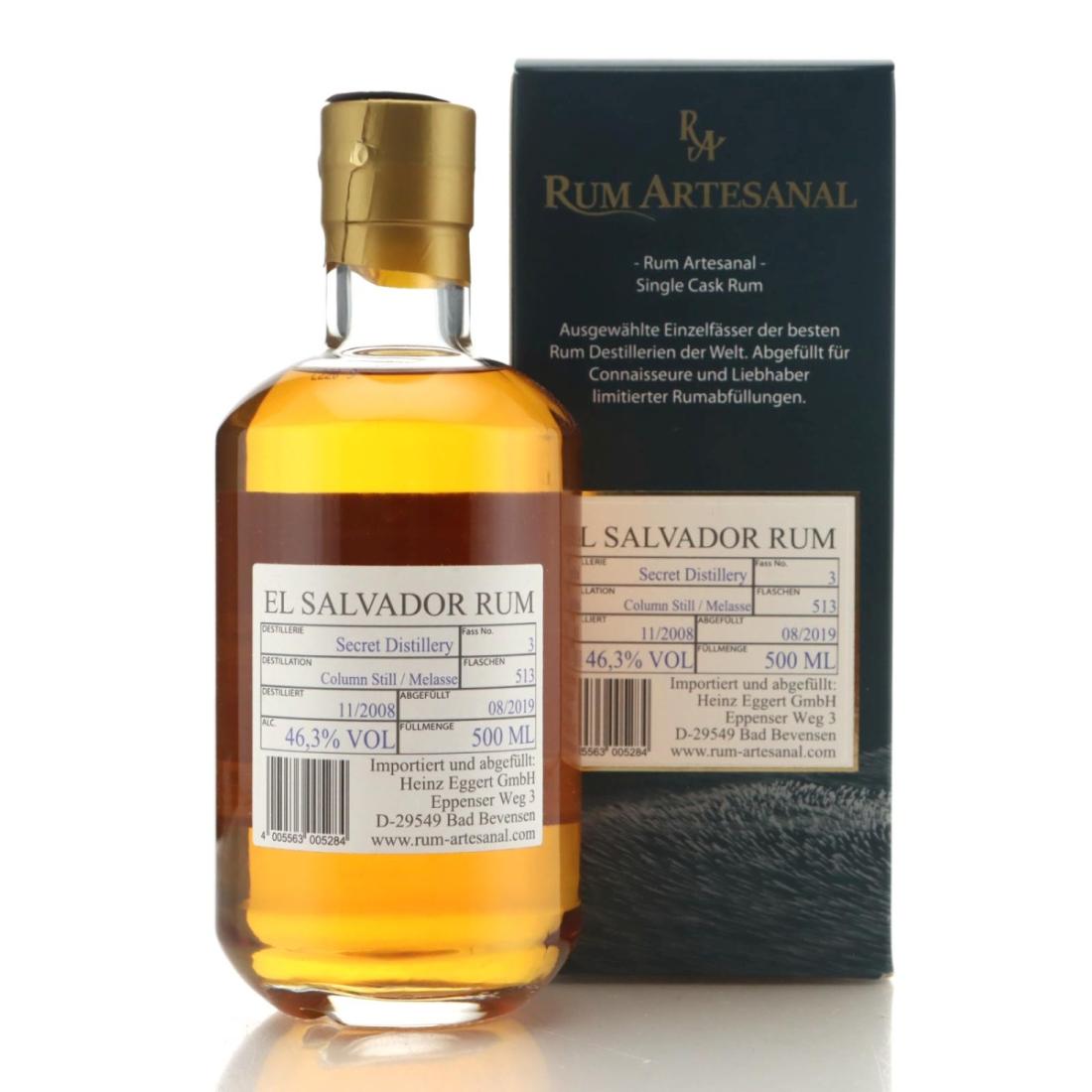 Image for El Salvador 2008 Rum Artesanal
