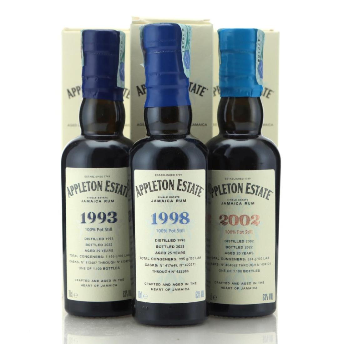 Image for Appleton Estate 1993 - 2002 3 x 10cl