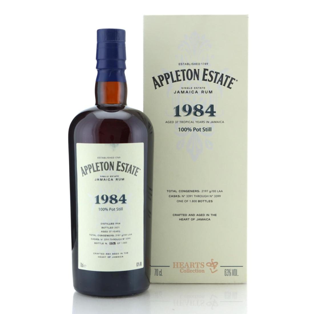 Image for Appleton Estate 1984 Hearts Collection 37 Year Old