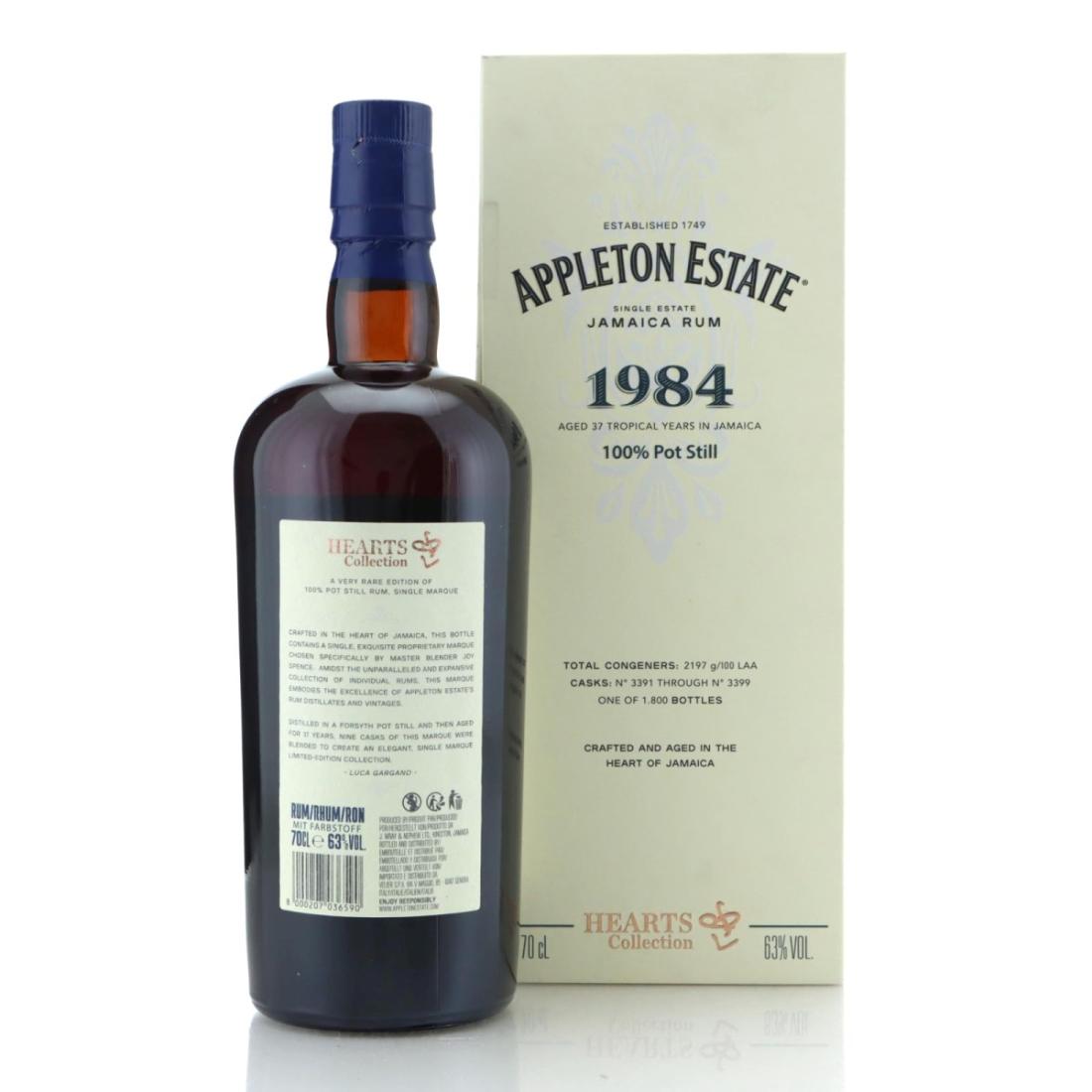 Image for Appleton Estate 1984 Hearts Collection 37 Year Old