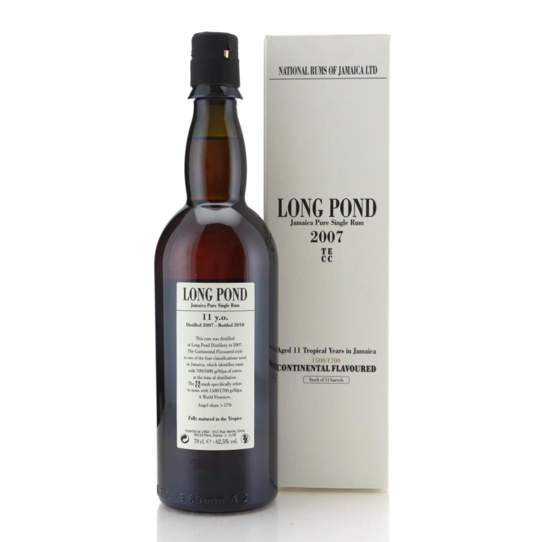 Image for Long Pond TECC 2007 Continental Flavoured 11 Year Old