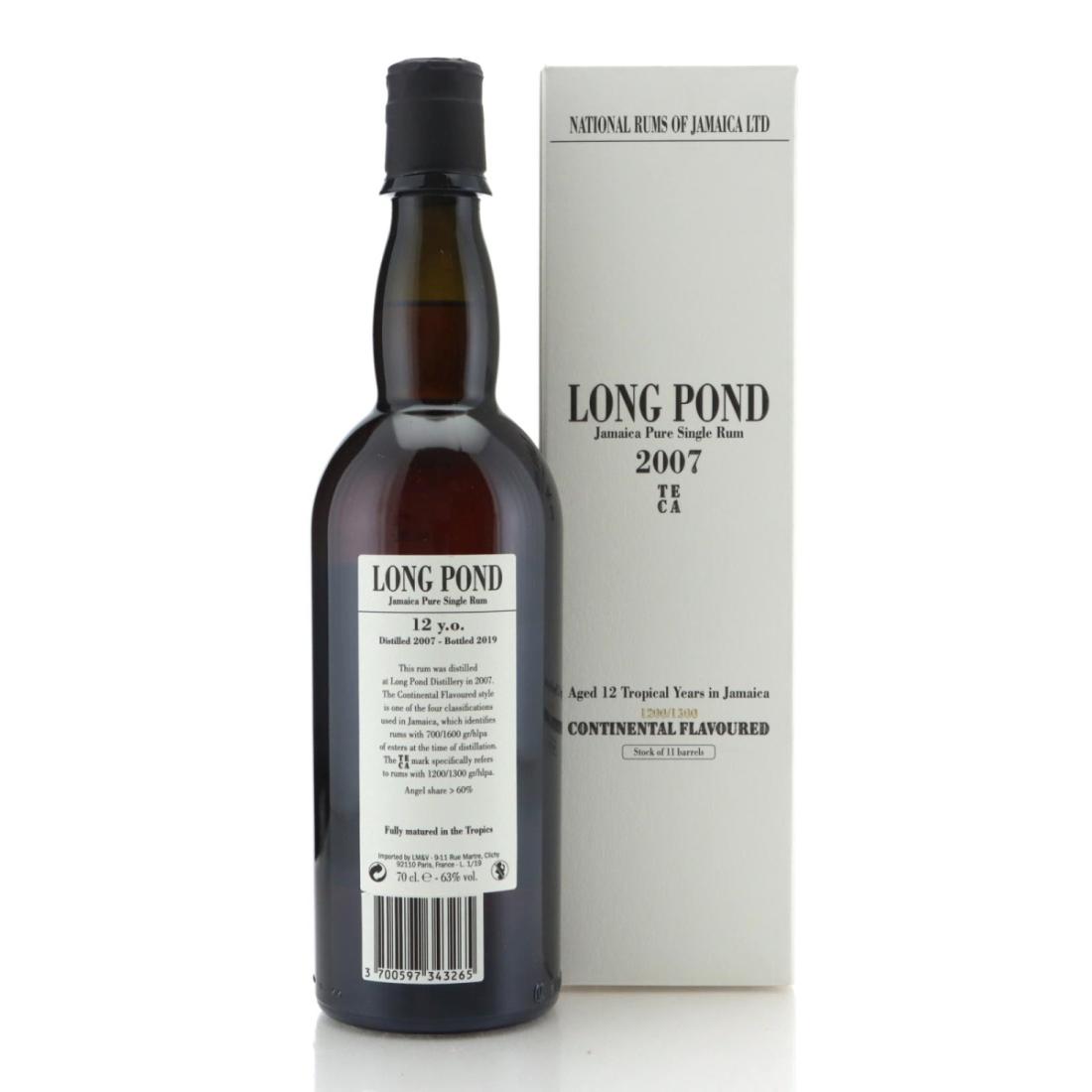 Image for Long Pond TECA 2007 Continental Flavoured 12 Year Old