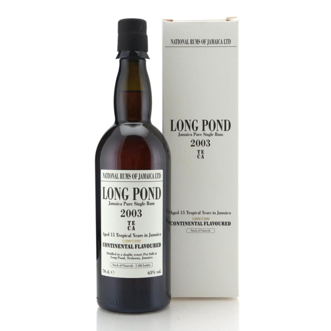 Image for Long Pond TECA 2003 Continental Flavoured 15 Year Old