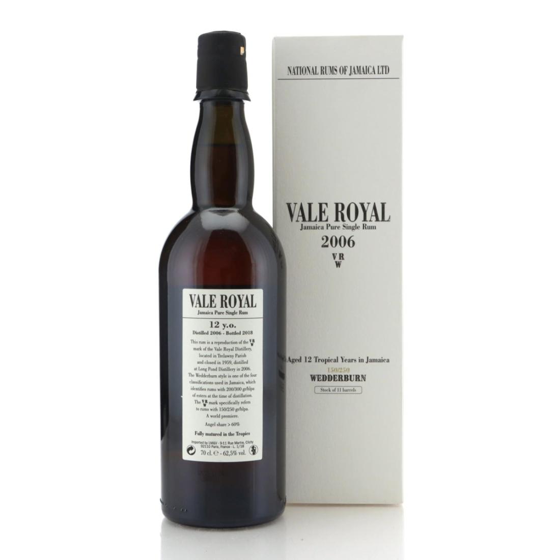 Image for Long Pond Vale Royal VRW 2006 Wedderburn 12 Year Old