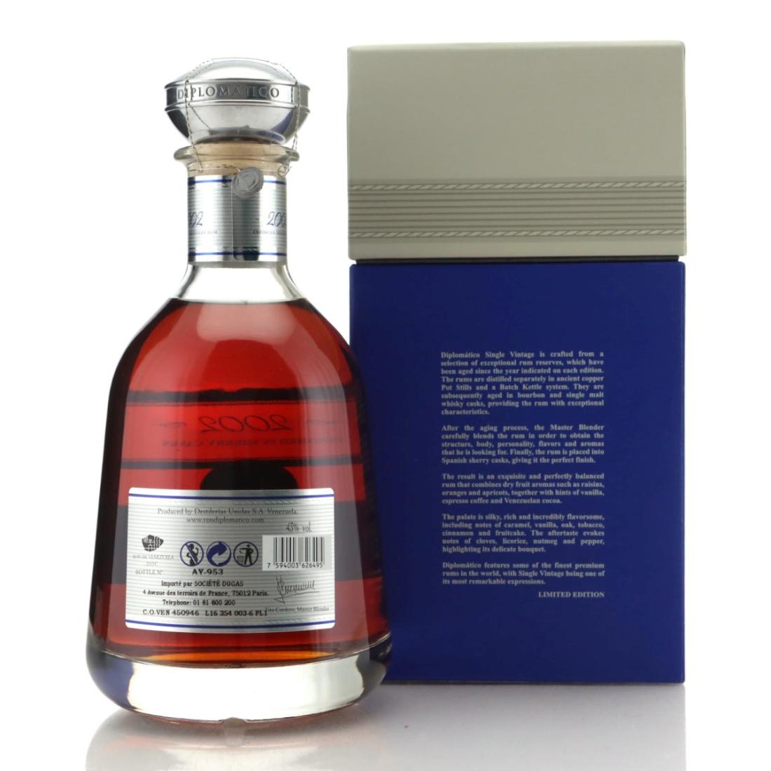 Image for Diplomático 2002 Single Vintage