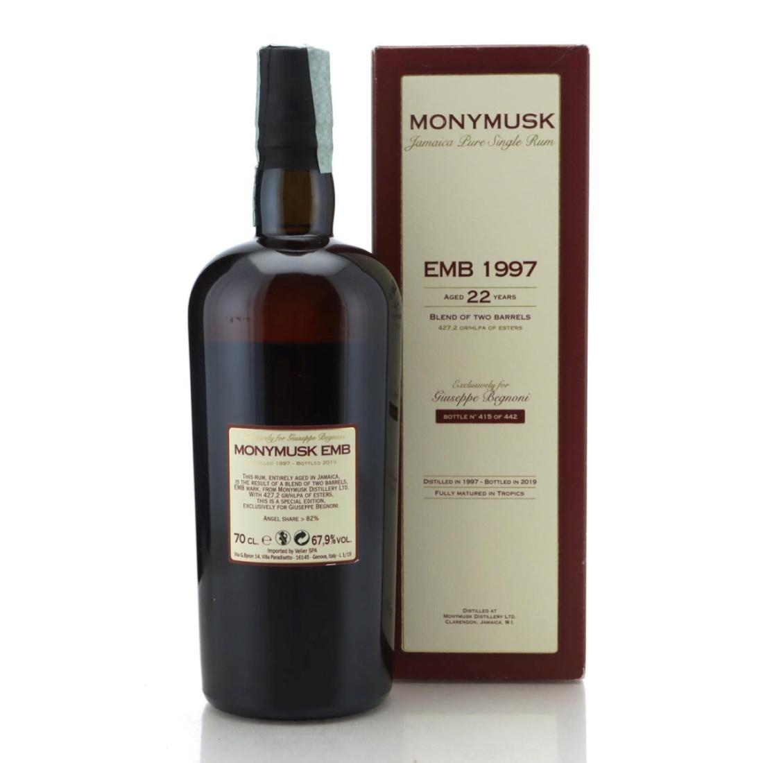 Image for Monymusk EMB 1997 Blend of Two Barrels 22 Year Old