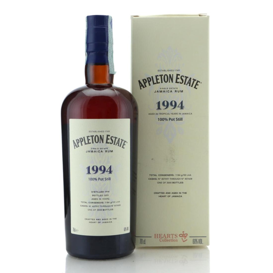 Image for Appleton Estate 1994 Hearts Collection 26 Year Old