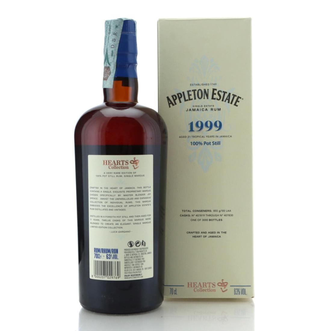 Image for Appleton Estate 1999 Hearts Collection 21 Year Old