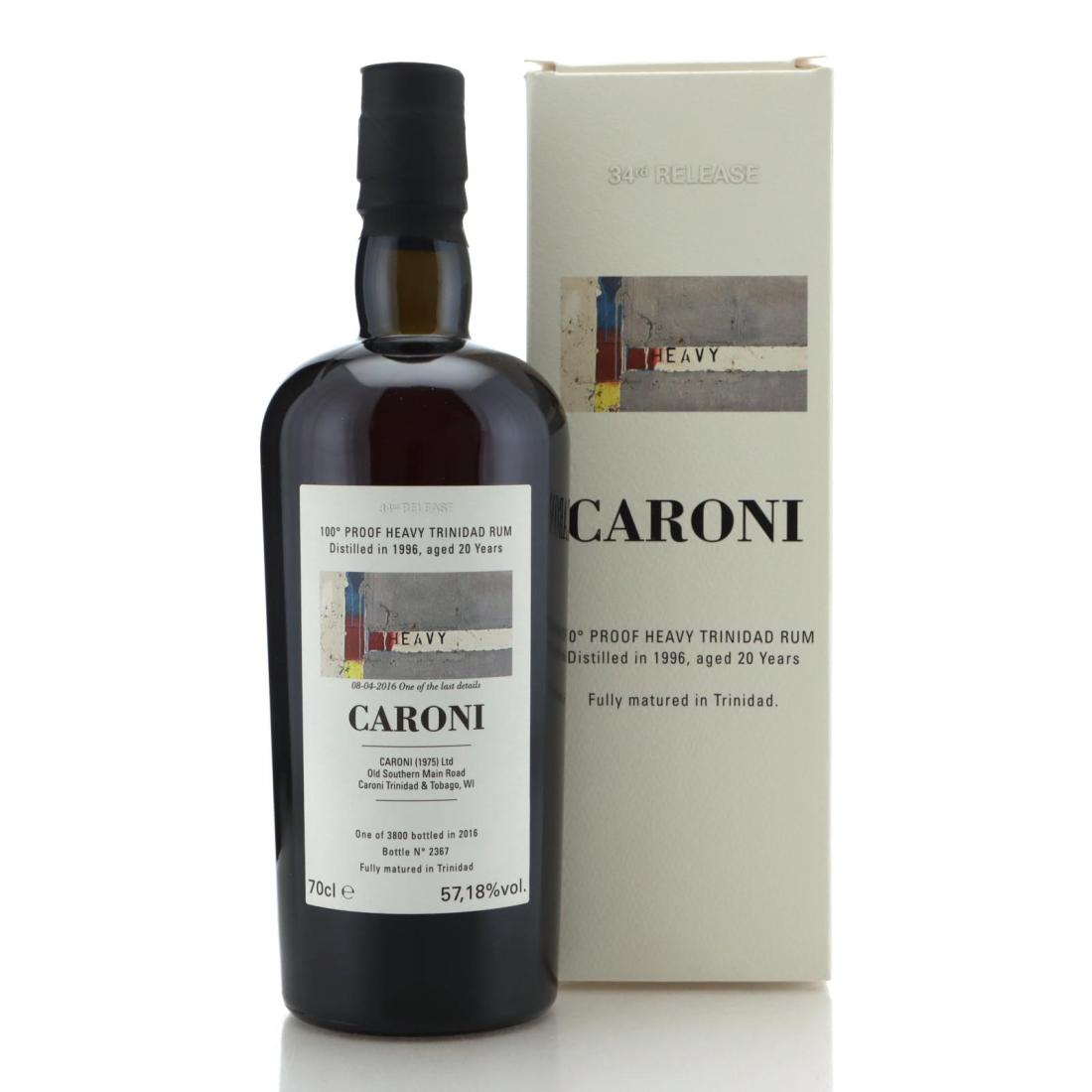 Image for Caroni 1996 100° Proof 20 Year Old Heavy