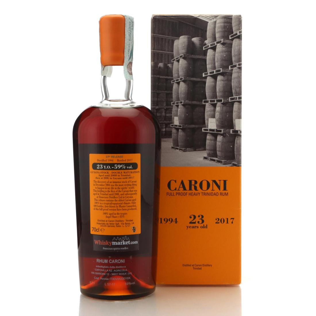 Image for Caroni 1994 Full Proof 23 Year Old Heavy - Guyana Stock