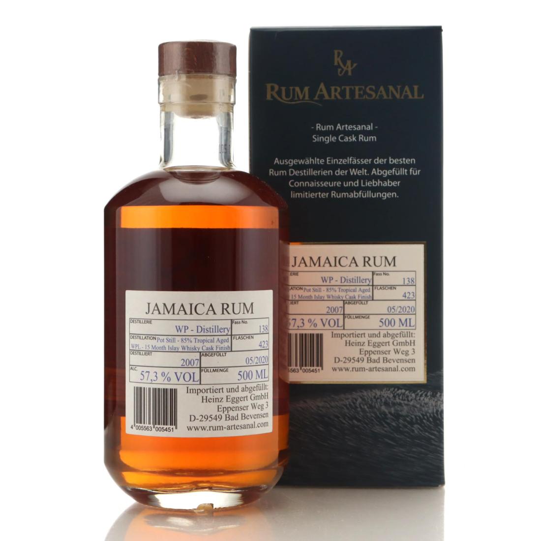 Image for Worthy Park WPL 2007 Rum Artesanal