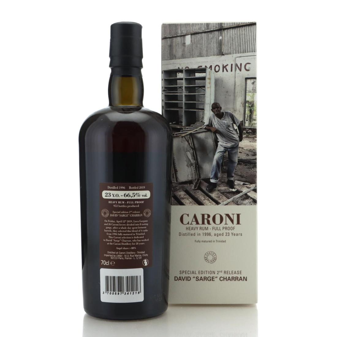 Image for Caroni 1996 Full Proof 23 Year Old Heavy - David "Sarge" Charran
