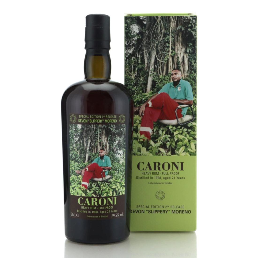 Image for Caroni 1998 Full Proof 21 Year Old Heavy - Kevon 'Slippery' Moreno