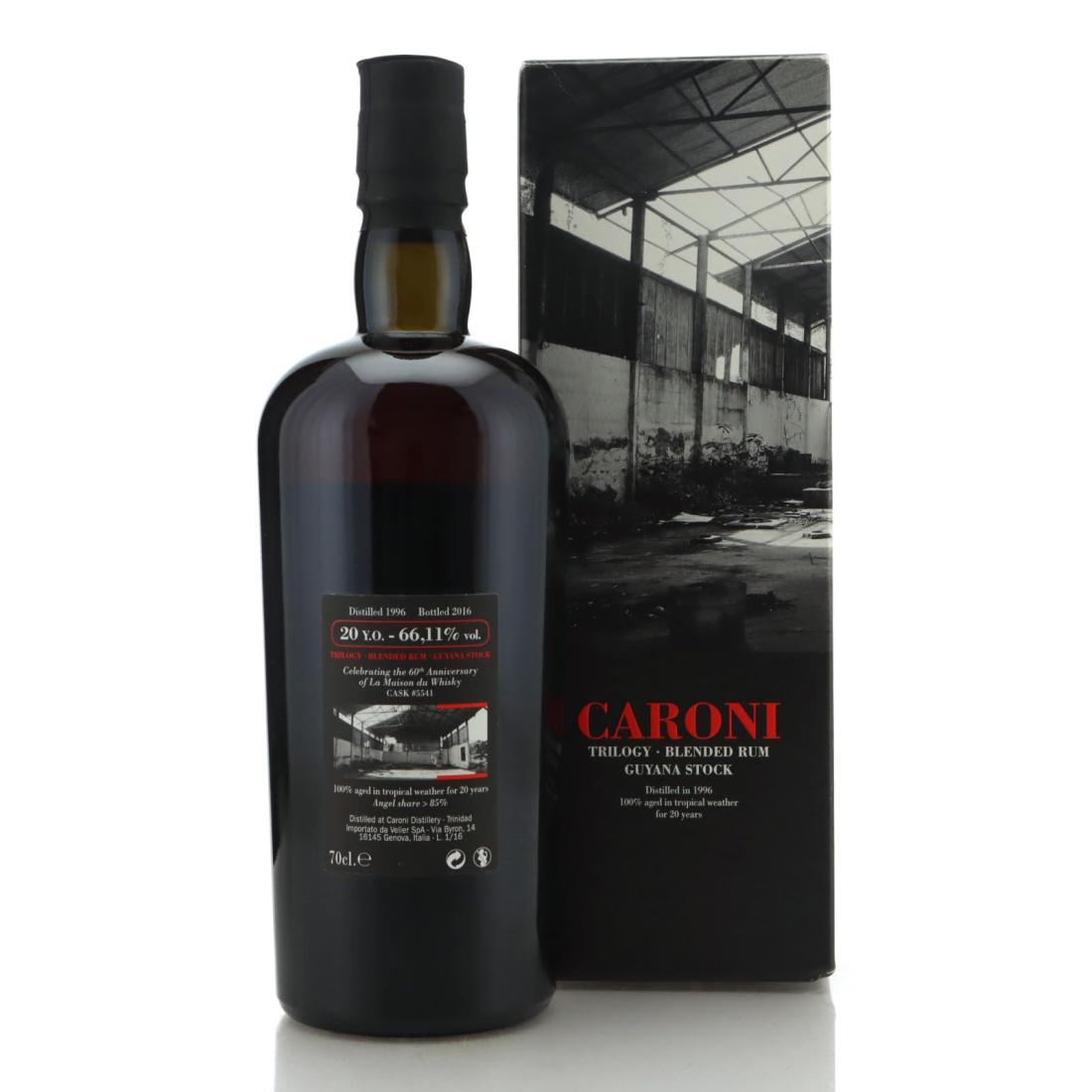 Image for Caroni 1996 Trilogy 20 Year Blended Rum - Guyana Stock