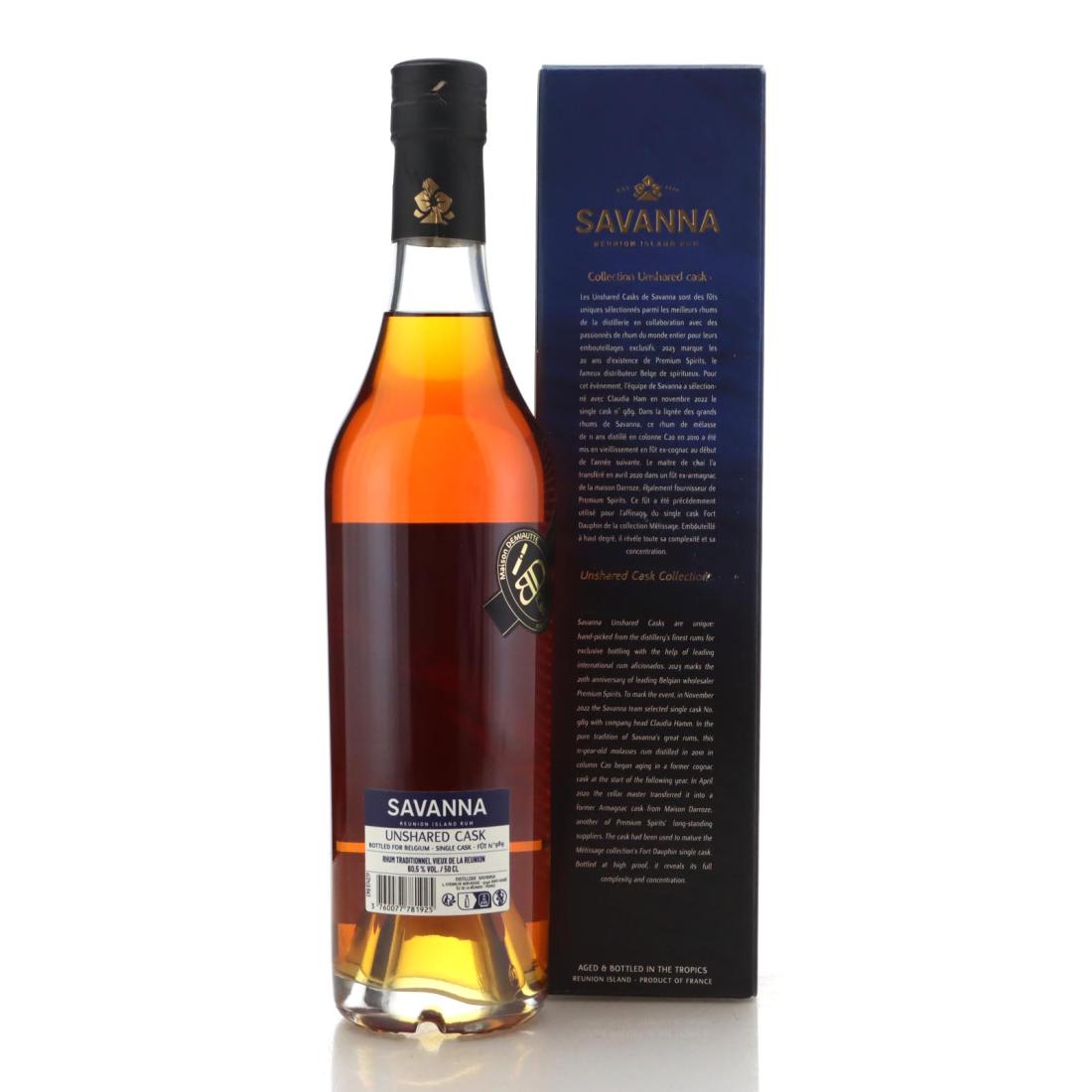 Image for Savanna 2010 Unshared Cask 11 Year Old Rhum Traditionnel