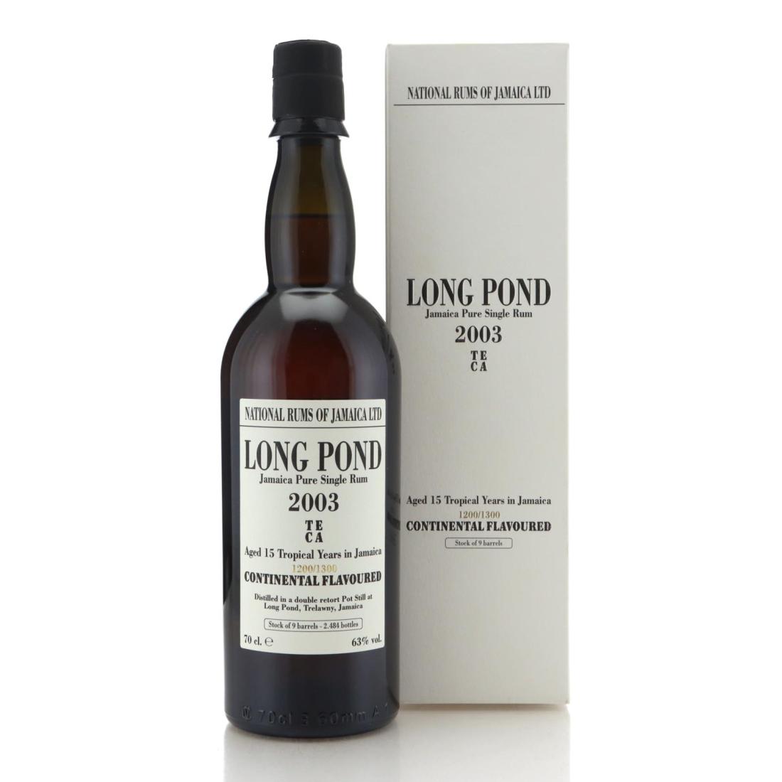 Image for Long Pond TECA 2003 Continental Flavoured 15 Year Old