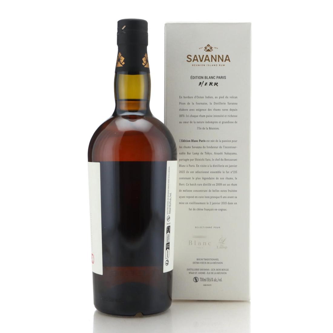 Image for Savanna 2009 HERR Edition Blanc Paris 8 Year Old Rhum Traditionnel