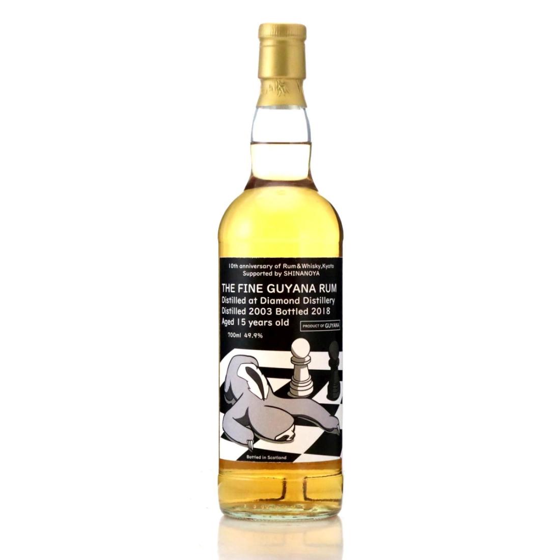 Image for Diamond 2003 Rum and Whisky Kyoto 15 Year Old 10th Anniversary