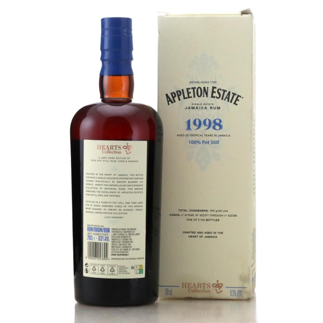 Image for Appleton Estate 1998 Hearts Collection 25 Year Old