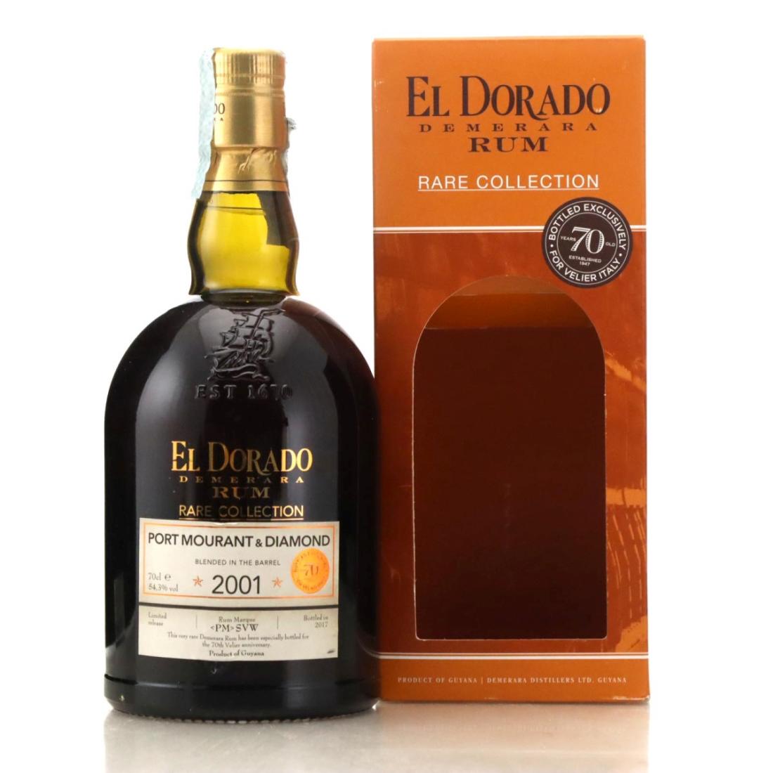 Image for Port Mourant & Diamond <PM>SVW 2001 El Dorado Rare Collection Blended in the Barrel
