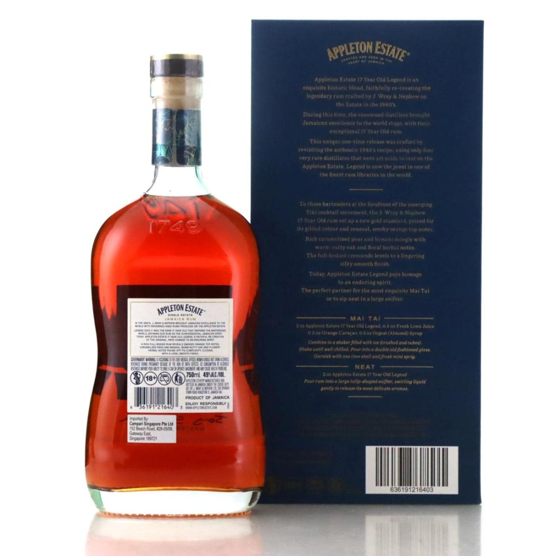 Image for Appleton Estate 2005 Legend 17 Year Old