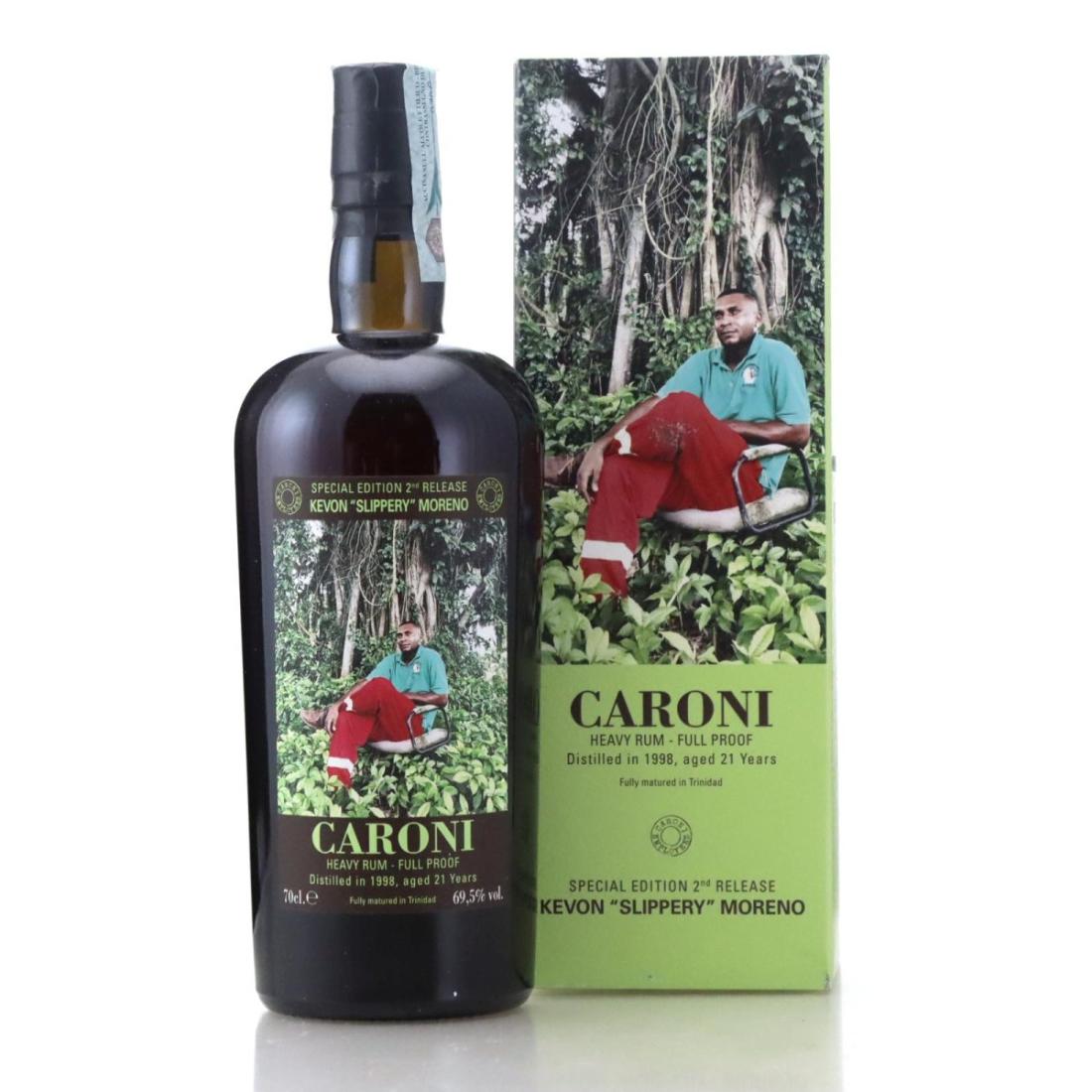 Image for Caroni 1998 Full Proof 21 Year Old Heavy - Kevon 'Slippery' Moreno