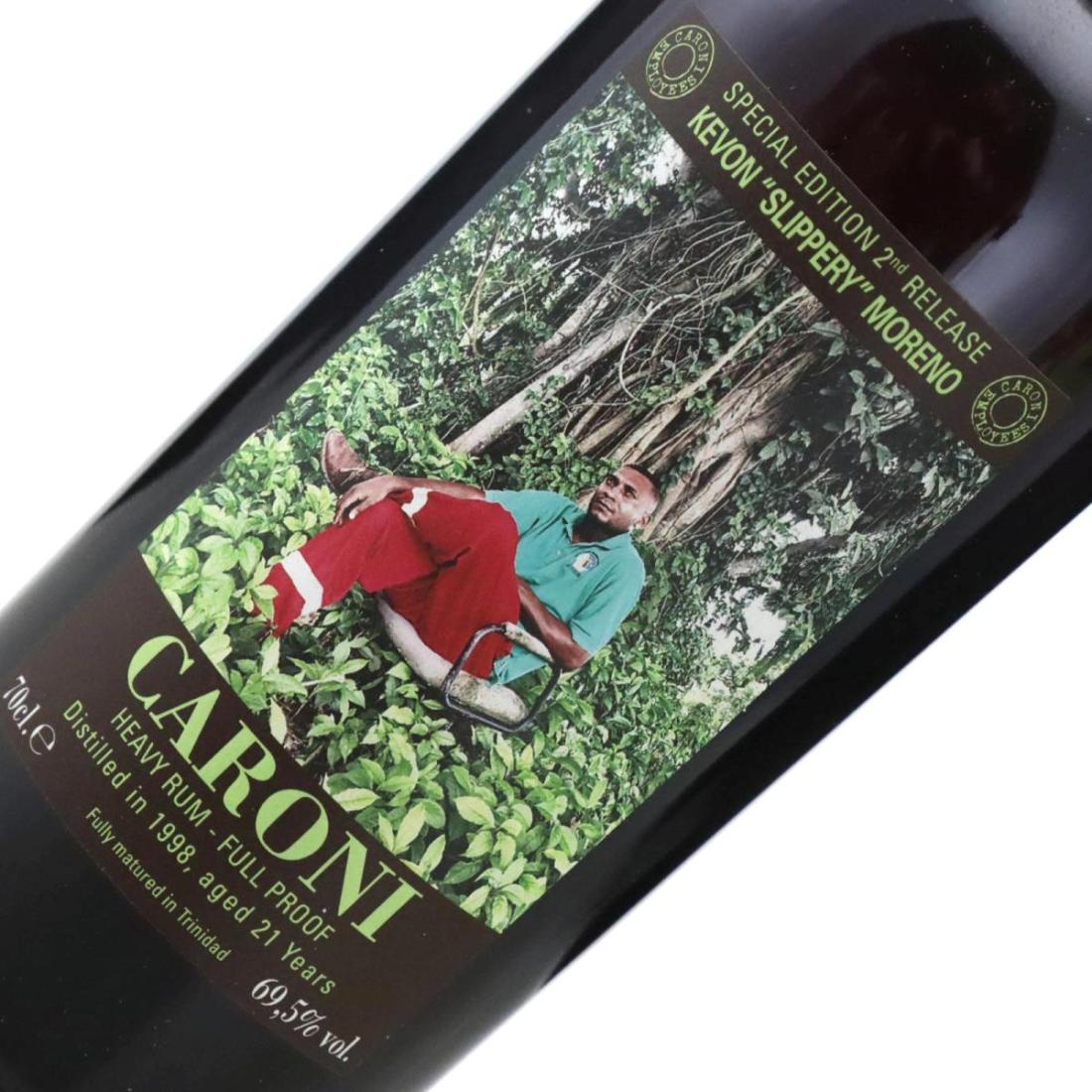 Image for Caroni 1998 Full Proof 21 Year Old Heavy - Kevon 'Slippery' Moreno